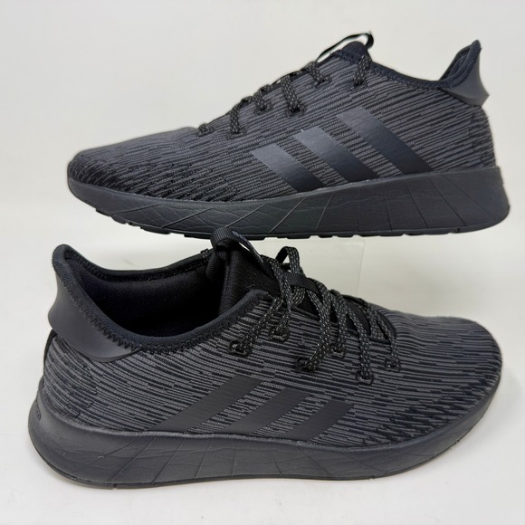 Adidas Questar Ride Mens Size 10 Running Shoes Triple Black Carbon B96428 main image 4